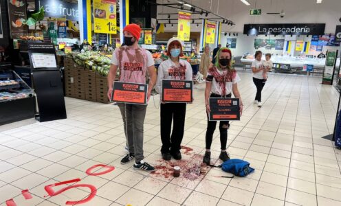 Futuro Vegetal se encadena en el Carrefour de S/C de Tenerife